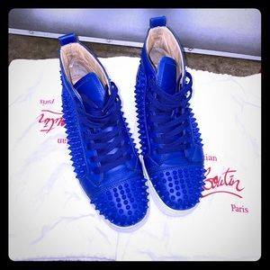RARE Christian Louboutin Louis spikes Neptune 40.5